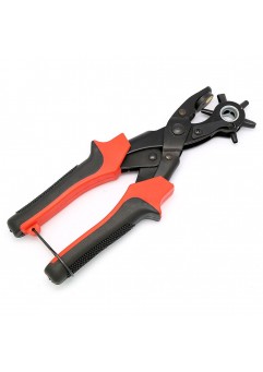 EvZ Leather Belt Hole Punch Plier 6 Size Head revolves for DIY Hand Made