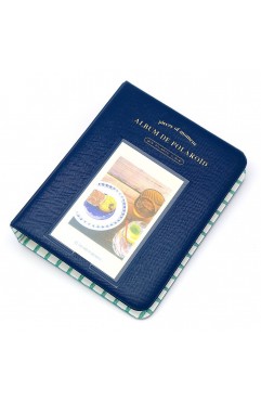 EvZ 64 Pockets Photo Album for Mini Fuji Instax Polaroid & Name Card Darkblue