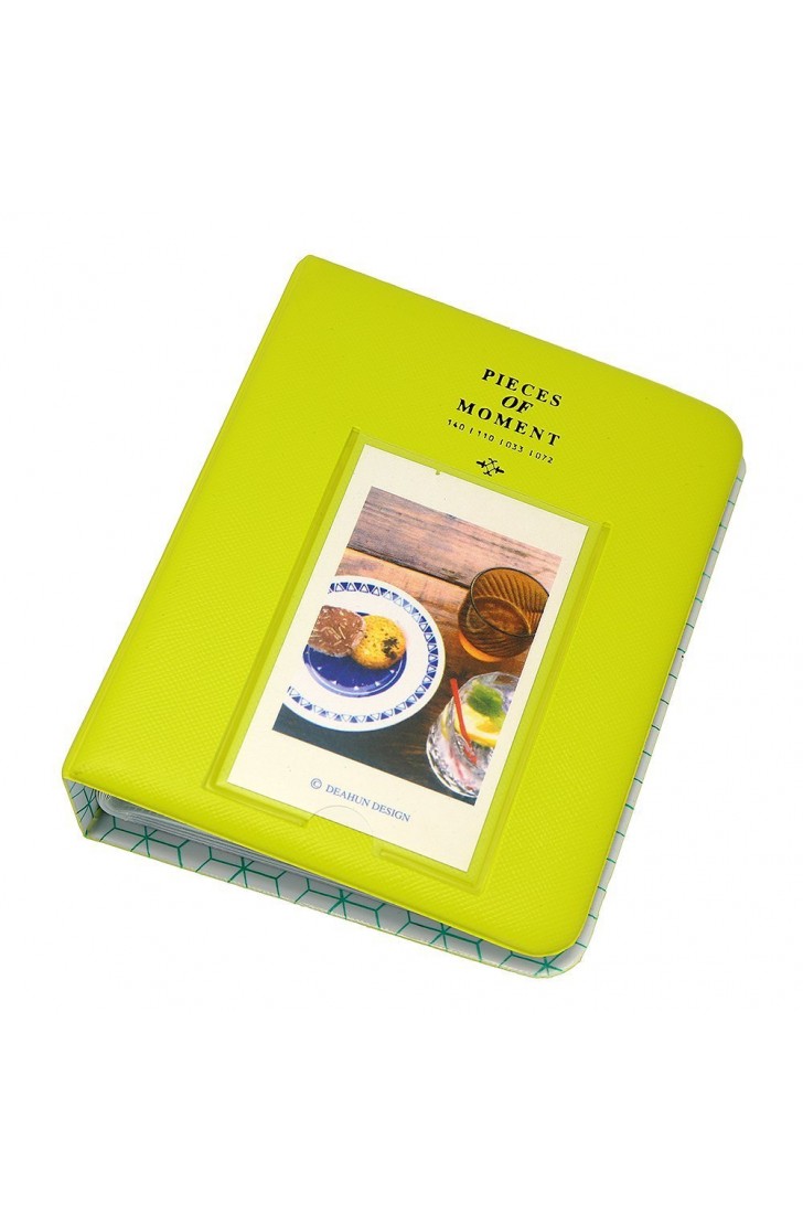 EvZ 64 Pockets Photo Album for Mini Fuji Instax Polaroid & Name Card Fruitgreen EvZ 64 Pockets Photo Album for Mini Fuji Instax Polaroid & Name Card Fruitgreen