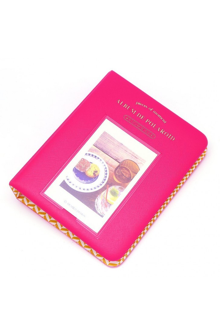 EvZ 64 Pockets Photo Album for Mini Fuji Instax Polaroid & Name Card Rose EvZ 64 Pockets Photo Album for Mini Fuji Instax Polaroid & Name Card Rose
