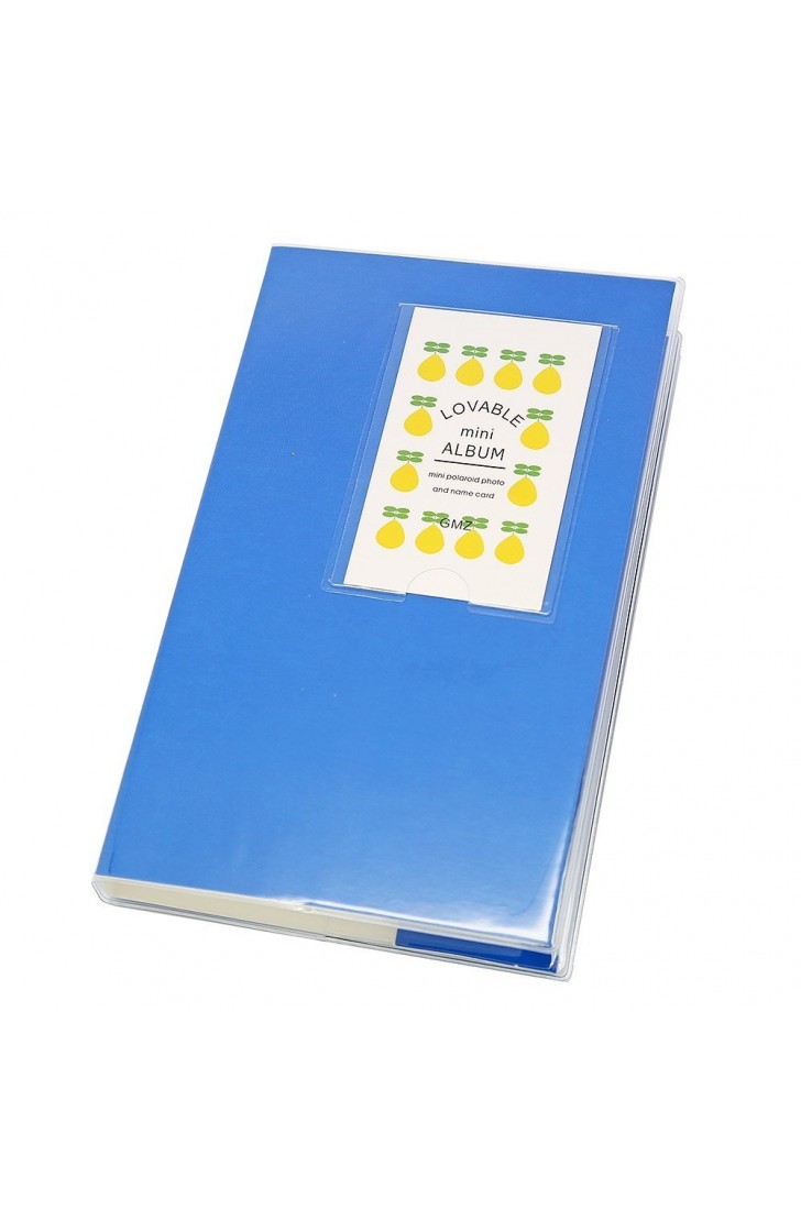 84 Pockets Photo Album for Mini Fuji Instax Polaroid & Name Card Blue 84 Pockets Photo Album for Mini Fuji Instax Polaroid & Name Card Blue