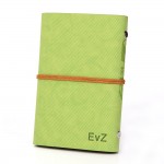 EvZ Vintage Light Green PU Leather Cover Loose Leaf Blank Notebook Journal Diary Gift EvZ Vintage Light Green PU Leather Cover Loose Leaf Blank Notebook Journal Diary Gift