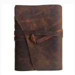 EvZ Leather Journal Writing Notebook, Antique Vintage Handmade Bound Daily Notepad, 7 x 5 Inches, Unlined Paper, Best Gift for Art Sketchbook & Travel Steno Memo to Write in, Brown EvZ Leather Journal Writing Notebook, Antique Vintage Handmade Bound Daily Notepad, 7 x 5 Inches, Unlined Paper, Best Gift for Art Sketchbook & Travel Steno Memo to Write in, Brown