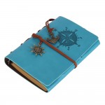 EvZ 7-Inch Refillable A6 Binder Notebook - Premium Vegan Leather Personal Planner, Eco-Friendly Journal with 6-Ring Loose-Leaf System for Writing, Business, and Creative Sketches, Sky Blue EvZ 7-Inch Refillable A6 Binder Notebook - Premium Vegan Leather Personal Planner, Eco-Friendly Journal with 6-Ring Loose-Leaf System for Writing, Business, and Creative Sketches, Sky Blue