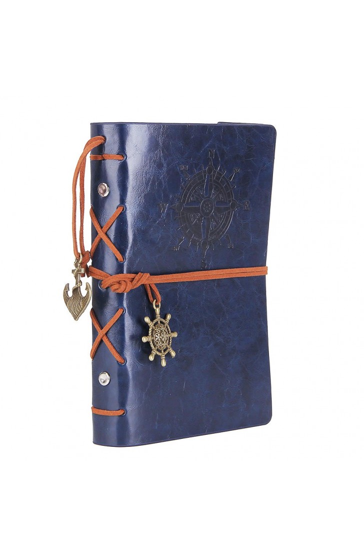 EvZ 7-Inch Refillable A6 Binder Notebook - Premium Vegan Leather Personal Planner, Eco-Friendly Journal with 6-Ring Loose-Leaf System for Writing, Business, and Creative Sketches, Dark Blue EvZ 7-Inch Refillable A6 Binder Notebook - Premium Vegan Leather Personal Planner, Eco-Friendly Journal with 6-Ring Loose-Leaf System for Writing, Business, and Creative Sketches, Dark Blue