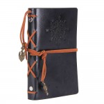 EvZ 7-Inch Refillable A6 Binder Notebook - Premium Vegan Leather Personal Planner, Eco-Friendly Journal with 6-Ring Loose-Leaf System for Writing, Business, and Creative Sketches, Black EvZ 7-Inch Refillable A6 Binder Notebook - Premium Vegan Leather Personal Planner, Eco-Friendly Journal with 6-Ring Loose-Leaf System for Writing, Business, and Creative Sketches, Black