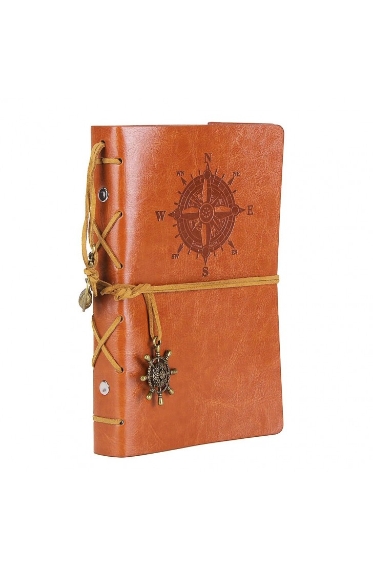 EvZ 7-Inch Refillable A6 Binder Notebook - Premium Vegan Leather Personal Planner, Eco-Friendly Journal with 6-Ring Loose-Leaf System for Writing, Business, and Creative Sketches, Brown EvZ 7-Inch Refillable A6 Binder Notebook - Premium Vegan Leather Personal Planner, Eco-Friendly Journal with 6-Ring Loose-Leaf System for Writing, Business, and Creative Sketches, Brown