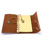 EvZ 60 Pack Leather Writing Journal Notebook, 7 Inches Vintage Nautical Spiral Blank String Diary Notepad Sketchbook Travel to Write in, Unlined Paper, Retro Pendants, Classic Embossed, Coffee EvZ 60 Pack Leather Writing Journal Notebook, 7 Inches Vintage Nautical Spiral Blank String Diary Notepad Sketchbook Travel to Write in, Unlined Paper, Retro Pendants, Classic Embossed, Coffee