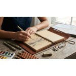 EvZ 7-Inch Refillable A6 Binder Notebook - Premium Vegan Leather Personal Planner, Eco-Friendly Journal with 6-Ring Loose-Leaf System for Writing, Business, and Creative Sketches, Coffee EvZ 7-Inch Refillable A6 Binder Notebook - Premium Vegan Leather Personal Planner, Eco-Friendly Journal with 6-Ring Loose-Leaf System for Writing, Business, and Creative Sketches, Coffee