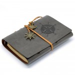 EvZ 7-Inch Refillable A6 Binder Notebook - Premium Vegan Leather Personal Planner, Eco-Friendly Journal with 6-Ring Loose-Leaf System for Writing, Business, and Creative Sketches, Grey EvZ 7-Inch Refillable A6 Binder Notebook - Premium Vegan Leather Personal Planner, Eco-Friendly Journal with 6-Ring Loose-Leaf System for Writing, Business, and Creative Sketches, Grey