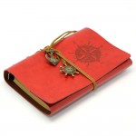 EvZ 7-Inch Refillable A6 Binder Notebook - Premium Vegan Leather Personal Planner, Eco-Friendly Journal with 6-Ring Loose-Leaf System for Writing, Business, and Creative Sketches, Red EvZ 7-Inch Refillable A6 Binder Notebook - Premium Vegan Leather Personal Planner, Eco-Friendly Journal with 6-Ring Loose-Leaf System for Writing, Business, and Creative Sketches, Red