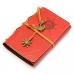 EvZ Retro Red Leather Journal - 5" Refillable Vintage Nautical Notebook with Anchor & Rudder Pendants - Small Spiral Blank Sketchbook for Travel, Poetry & Gratitude - Classic Embossed Diary, Wine Red EvZ Retro Red Leather Journal - 5" Refillable Vintage Nautical Notebook with Anchor & Rudder Pendants - Small Spiral Blank Sketchbook for Travel, Poetry & Gratitude - Classic Embossed Diary, Wine Red
