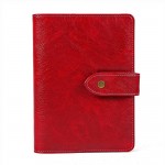 Leather Writing Notebook Organizer, Travel Journal, Vintage Business Binder Refillable Steno Memo Notepad Planner Diary, 7 in, Lined Paper, Card Slots, Pen Holder, Adjustable Snaps, Retro Red Leather Writing Notebook Organizer, Travel Journal, Vintage Business Binder Refillable Steno Memo Notepad Planner Diary, 7 in, Lined Paper, Card Slots, Pen Holder, Adjustable Snaps, Retro Red