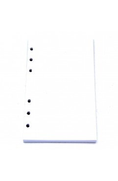 Refillable Vintage Diary Notebook White Blank Paper for EvZ 7 Inches Nautical or Leaf Journals