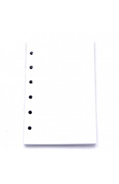 Refillable Vintage Diary Notebook White Blank Paper for EvZ 5 Inches Nautical or Leaf Journals