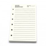 EvZ Refillable Vintage Diary Notebook Lined Paper For EvZ 5 Inches Nautical or Leaf Journals