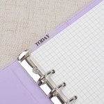 EvZ Ruler Page Marker Bookmark Separator for 7 Inches Journal Organizer Diary A6 Notepad Notebook 6 Holes Ring Binder, Flexible Transparent, Set of 2Pcs EvZ Ruler Page Marker Bookmark Separator for 7 Inches Journal Organizer Diary A6 Notepad Notebook 6 Holes Ring Binder, Flexible Transparent, Set of 2Pcs