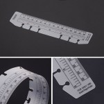 EvZ Ruler Page Marker Bookmark Separator for 7 Inches Journal Organizer Diary A6 Notepad Notebook 6 Holes Ring Binder, Flexible Transparent, Set of 2Pcs EvZ Ruler Page Marker Bookmark Separator for 7 Inches Journal Organizer Diary A6 Notepad Notebook 6 Holes Ring Binder, Flexible Transparent, Set of 2Pcs