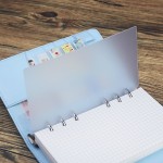 EvZ Transparent Flyleaf for 7 Inches Journal Organizer Diary A6 Notepad Notebook 6 Holes Ring Binder, Flexible Transparent, Set of 2Pcs EvZ Transparent Flyleaf for 7 Inches Journal Organizer Diary A6 Notepad Notebook 6 Holes Ring Binder, Flexible Transparent, Set of 2Pcs