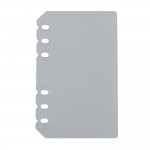 EvZ Transparent Flyleaf for 7 Inches Journal Organizer Diary A6 Notepad Notebook 6 Holes Ring Binder, Flexible Transparent, Set of 2Pcs EvZ Transparent Flyleaf for 7 Inches Journal Organizer Diary A6 Notepad Notebook 6 Holes Ring Binder, Flexible Transparent, Set of 2Pcs