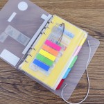 EvZ Zip Closure Envelope for 7 Inches Journal Organizer Diary A6 Notepad Notebook 6 Holes Ring Binder, Flexible Transparent, Set of 3Pcs EvZ Zip Closure Envelope for 7 Inches Journal Organizer Diary A6 Notepad Notebook 6 Holes Ring Binder, Flexible Transparent, Set of 3Pcs