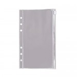 EvZ Zip Closure Envelope for 7 Inches Journal Organizer Diary A6 Notepad Notebook 6 Holes Ring Binder, Flexible Transparent, Set of 3Pcs EvZ Zip Closure Envelope for 7 Inches Journal Organizer Diary A6 Notepad Notebook 6 Holes Ring Binder, Flexible Transparent, Set of 3Pcs