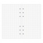 EvZ A6 Refill Grid Square Paper, 6 Holes Ring Binder Filler for 7 Inches Refillable Journal Notebook Diary Organizer Planner Inserts, 80 Sheets / 160 Pages EvZ A6 Refill Grid Square Paper, 6 Holes Ring Binder Filler for 7 Inches Refillable Journal Notebook Diary Organizer Planner Inserts, 80 Sheets / 160 Pages