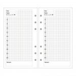 EvZ A6 Refill Today Paper, 6 Holes Ring Binder Filler for 7 Inches Refillable Journal Notebook Diary Organizer Planner Inserts, 80 Sheets / 160 Pages EvZ A6 Refill Today Paper, 6 Holes Ring Binder Filler for 7 Inches Refillable Journal Notebook Diary Organizer Planner Inserts, 80 Sheets / 160 Pages