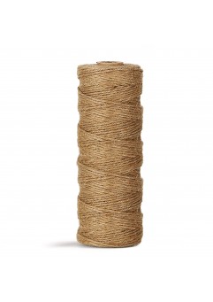 Natural Jute Twine Durable Industrial Packing Materials Heavy Duty Natural Brown Twine Jute Rope/String 328ft/100m for Arts, Crafts & Gardening Applications