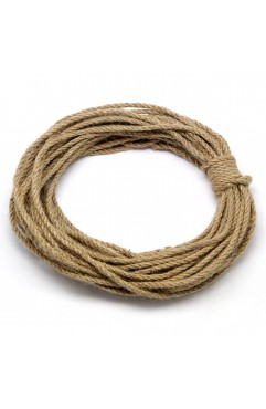 Natural Jute Twine Durable Industrial Packing Materials Heavy Duty Natural Brown Twine Jute Rope/String 55ft/17m for Arts, Crafts & Gardening Applications
